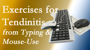 Cox Chiropractic Medicine Inc describes what forearm tendinitis is, its tie for many people to computer keyboarding and mouse use and how chiropractic can help.