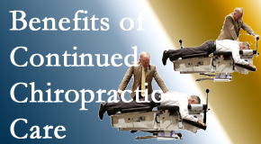 Cox Chiropractic Medicine Inc presents continued chiropractic care (aka maintenance care) as it is research-documented as effective.
