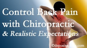 Cox Chiropractic Medicine Inc helps patients set realistic goals and find some control of their back pain and neck pain so it doesn’t necessarily control them. 
