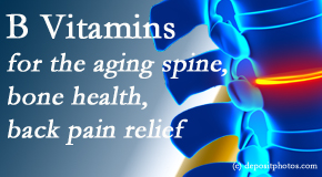 Cox Chiropractic Medicine Inc shares new research regarding B vitamins and their value in supporting bone health and back pain management.