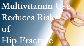 Cox Chiropractic Medicine Inc presents new research that shows a reduction in hip fracture by those taking multivitamins.