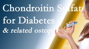 Cox Chiropractic Medicine Inc presents new info on the benefits of chondroitin sulfate for diabetes management of its inflammatory and osteoporotic aspects.