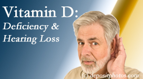 Cox Chiropractic Medicine Inc presents new research about low vitamin D levels and hearing loss. 