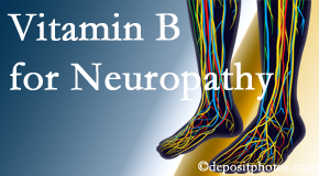 Cox Chiropractic Medicine Inc values the benefits of nutrition, especially vitamin B, for neuropathy pain along with spinal manipulation.