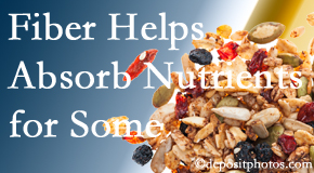Cox Chiropractic Medicine Inc shares research about benefit of fiber for nutrient absorption and osteoporosis prevention/bone mineral density improvement.