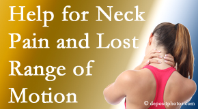 Cox Chiropractic Medicine Inc helps neck pain patients with limited spinal range of motion find relief of pain and restored motion.