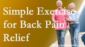 Cox Chiropractic Medicine Inc encourages simple exercise as part of the Fort Wayne chiropractic back pain relief plan.