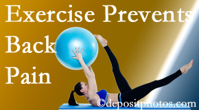Cox Chiropractic Medicine Inc encourages Fort Wayne back pain prevention with exercise.