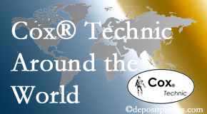 Cox Chiropractic Medicine Inc studies the research from around the world about its chiropractic treatment system, Cox® Technic, and follows its pain-relieving guidelines.