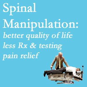 The Fort Wayne chiropractic care offers spinal manipulation which research is describing as beneficial for pain relief, better quality of life, and reduced risk of prescription medication use and excess testing.