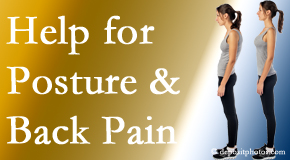 Poor posture and back pain are linked and find help and relief at Cox Chiropractic Medicine Inc.
