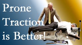 Fort Wayne spinal traction applied lying face down – prone – is best according to the latest research. Visit Cox Chiropractic Medicine Inc.