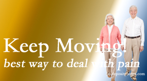 Cox Chiropractic Medicine Inc encourages exercise for its anti-aging affects as well as its positive pain-coping effects.