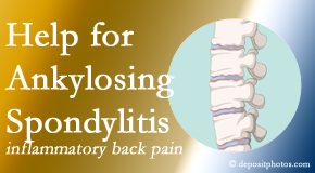 Cox Chiropractic Medicine Inc delivers gentle treatment for inflammatory back pain conditions, axial spondyloarthritis and ankylosing spondylitis. 