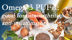 Cox Chiropractic Medicine Inc treats pain – back pain, neck pain, extremity pain – often linked to the degenerative processes associated with osteoarthritis for which fatty oils – omega 3 PUFAs – help. 