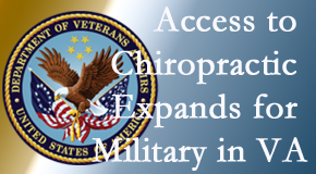Fort Wayne chiropractic care helps relieve spine pain and back pain for many locals, and its availability for veterans and military personnel increases in the VA to help more. 