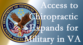 Fort Wayne chiropractic care helps relieve spine pain and back pain for many locals, and its availability for veterans and military personnel increases in the VA to help more.