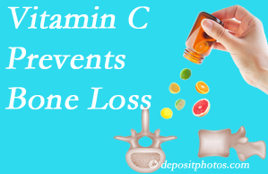  Cox Chiropractic Medicine Inc may recommend vitamin C to patients at risk of bone loss as it helps prevent bone loss.