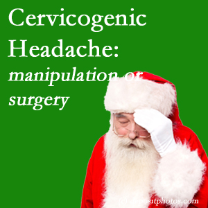 The Fort Wayne chiropractic manipulation and mobilization show benefit for relief of cervicogenic headache as an option to surgery for its relief.