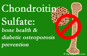 Cox Chiropractic Medicine Inc shares new research on the benefit of chondroitin sulfate for the prevention of diabetic osteoporosis and support of bone health.