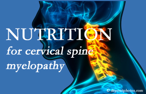 Cox Chiropractic Medicine Inc presents the nutritional factors in cervical spine myelopathy in its development and management.
