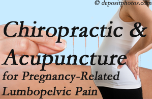 Fort Wayne chiropractic and acupuncture may help pregnancy-related back pain and lumbopelvic pain.