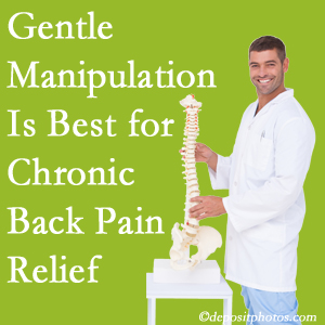 Gentle Fort Wayne chiropractic treatment of chronic low back pain is superior. 