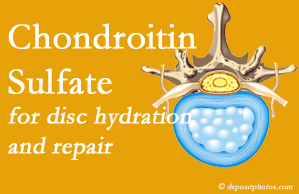 Fort Wayne disc degeneration benefits from chondroitin sulfate.
