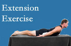 Cox Chiropractic Medicine Inc recommends extensor strengthening exercises when back pain patients are ready for them.