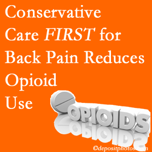 Cox Chiropractic Medicine Inc provides chiropractic treatment as an option to opioids for back pain relief.