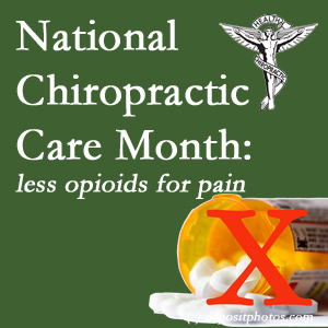 Fort Wayne chiropractic care is being celebrated in this National Chiropractic Health Month. Cox Chiropractic Medicine Inc describes how its non-drug approach benefits spine pain, back pain, neck pain, and related pain management and even decreases use/need for opioids. 