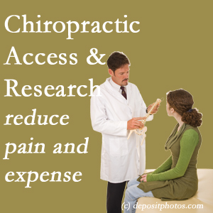 Access to and research behind Fort Wayne chiropractic’s delivery of spinal manipulation is important for back and neck pain patients’ pain relief and expenses.